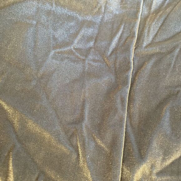 WANTED CLOTHING Mini Dress MEDIUM Fade Shimmer Velvet Gold Blue Bodycon Vintage - Picture 7 of 7